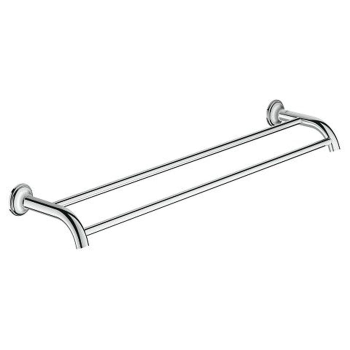 Grohe Essentials Authentic Double Towel Rail - Unbeatable Bathrooms