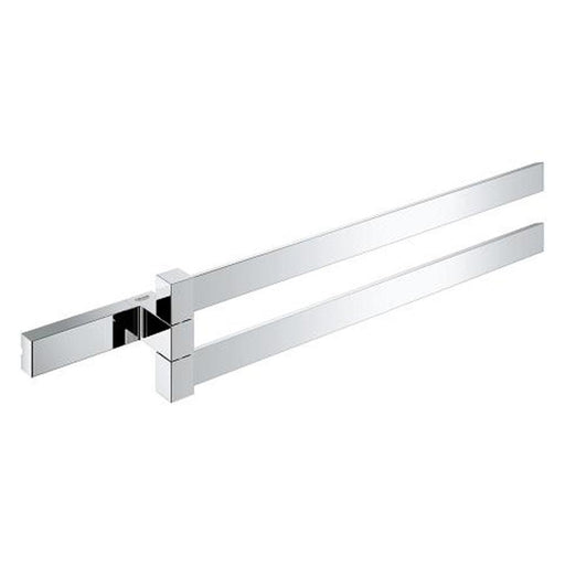 Grohe Selection Cube Double Towel Bar - Unbeatable Bathrooms