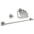 Grohe Essentials 3-in-1 Bathroom Accessories Set - Towel Hook, Towel Rail & Toilet Roll Holder - Unbeatable Bathrooms