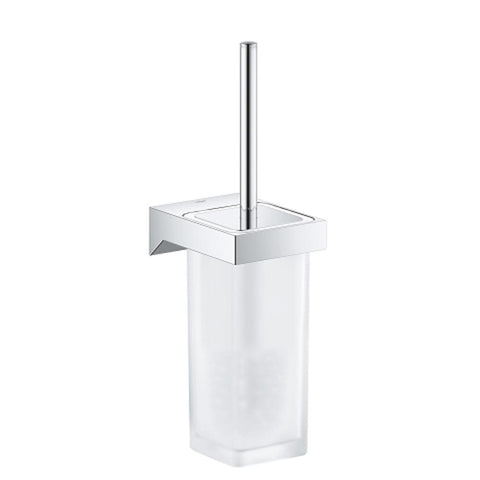 Grohe Selection Cube Toilet Brush Set - Unbeatable Bathrooms