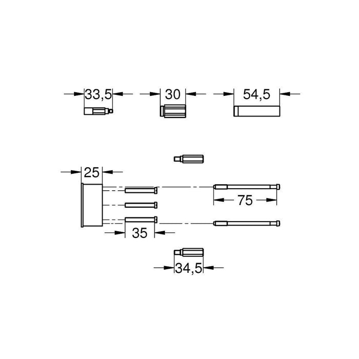Grohe Extension Set 46191000 - Unbeatable Bathrooms