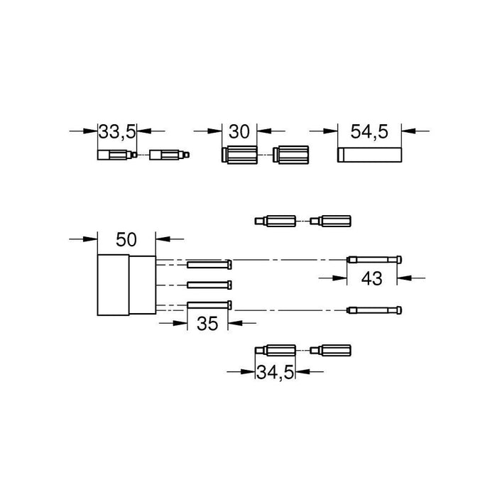 Grohe Extension Set 46343000 - Unbeatable Bathrooms