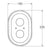 Grohe Escutcheon (Oval) - Unbeatable Bathrooms
