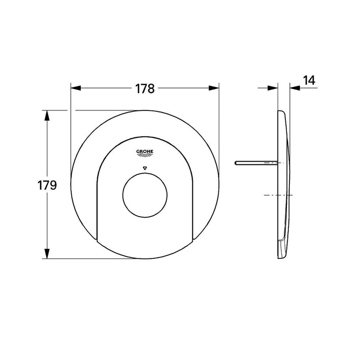 Grohe Escutcheon 47524000 - Unbeatable Bathrooms