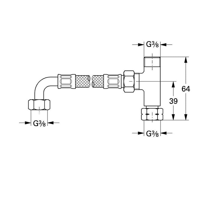 Grohtherm Micro Connection Set - Unbeatable Bathrooms