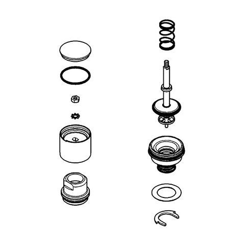 Grohe Repl.Kit F.Rotary Valve - Unbeatable Bathrooms