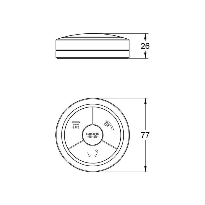 Grohe Remote control 48114000 - Unbeatable Bathrooms