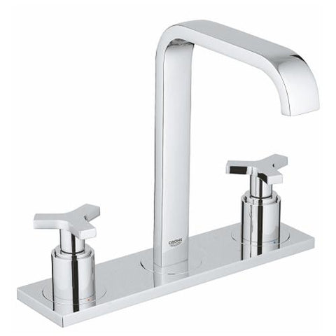 Grohe Allure 1/2 Inch Medium Size Three Hole Chrome Basin Mixer - Unbeatable Bathrooms