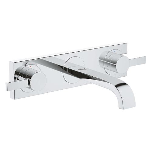 Grohe Allure 1/2 Inch Small Size Three Hole Wall Mounted Basin Mixer - Unbeatable Bathrooms
