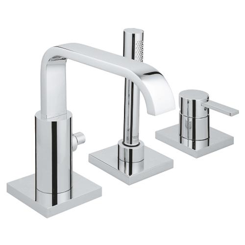Grohe Allure 3 Hole Single Lever Bath Combination - Unbeatable Bathrooms