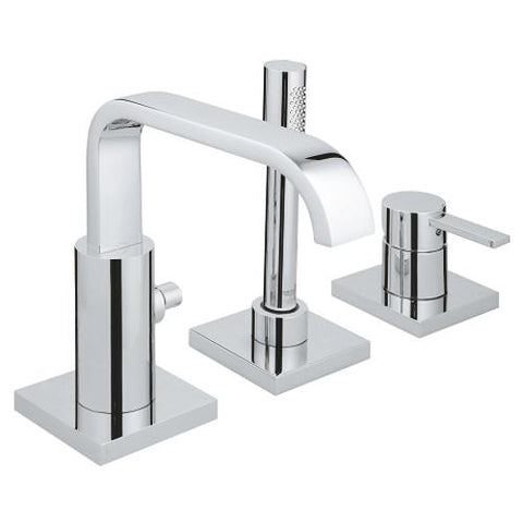Grohe Allure 3 Hole Single Lever Bath Combination - Unbeatable Bathrooms