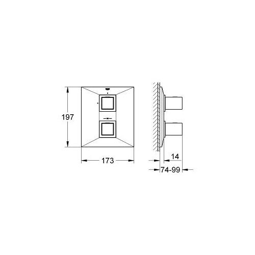 Grohe Allure Brilliant Thermostatic Shower Mixer - Unbeatable Bathrooms