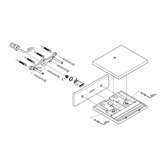 Grohe Allure Cascade Bath and Shower Spout - Unbeatable Bathrooms