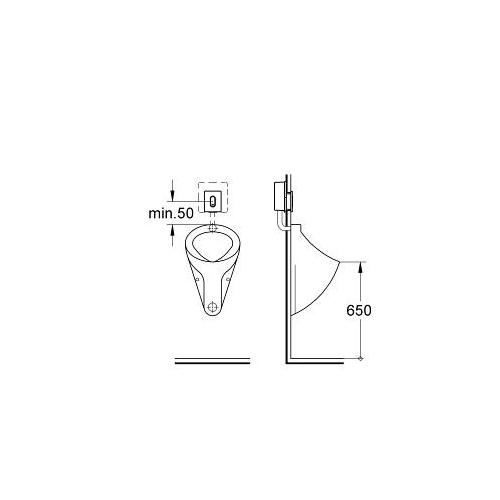 Grohe Arena Cosmopolitan Actuation Plate - Unbeatable Bathrooms