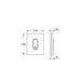 Grohe Arena Cosmopolitan Actuation Plate - Unbeatable Bathrooms