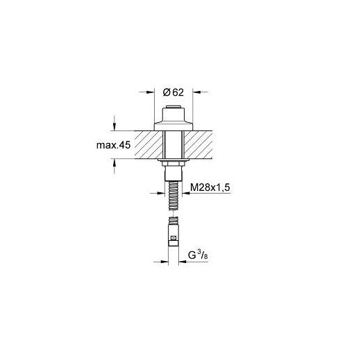 Grohe Chrome Pull Out Shower - Unbeatable Bathrooms