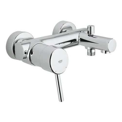 Grohe Concetto 1/2 Inch Single Lever Chrome Bath or Shower Mixer - Unbeatable Bathrooms