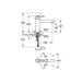 Grohe Concetto 1/2 Inch Single Lever Sink Mixer with 140 Degree Swivel Range - Unbeatable Bathrooms