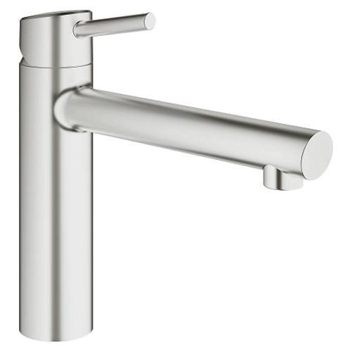 Grohe Concetto 1/2 Inch Single Lever Sink Mixer with 140 Degree Swivel Range - Unbeatable Bathrooms