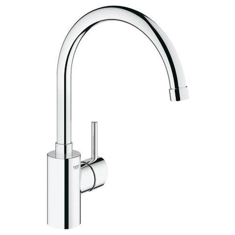 Grohe Concetto 1/2 Inch Single Lever Sink Mixer with High Spout - Unbeatable Bathrooms