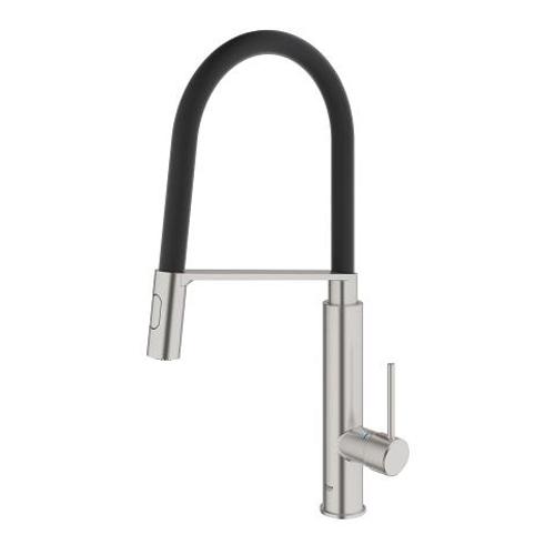 Grohe Concetto 1/2 Inch Single Lever Sink Mixer with Normal Spray and Powerful Jet Spray - Unbeatable Bathrooms