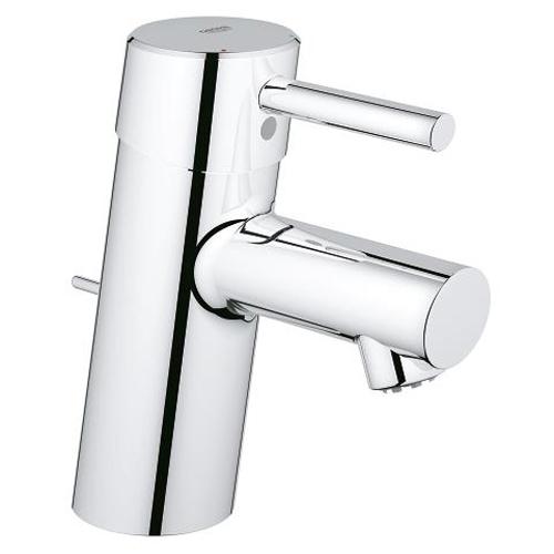 Grohe Concetto 1/2 Inch Small Size Basin Mixer with Metal Lever - Unbeatable Bathrooms