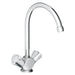 Grohe Costa 1/2 Inch L Chrome Sink Mixer - Unbeatable Bathrooms