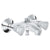 Grohe Costa L 1/2 Inch Wall Mounted Bath or Shower Mixer with Metal Handles - Unbeatable Bathrooms