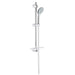 Grohe Euphoria Champagne Shower Rail Set with 3 Sprays - Unbeatable Bathrooms