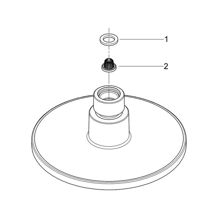 Grohe Euphoria Cosmopolitan Head Shower with 1 Spray - Unbeatable Bathrooms