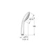 Grohe Euphoria High Shine Chrome Mono Hand Shower with 1 Spray - Unbeatable Bathrooms