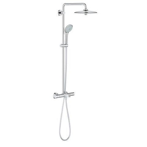 Grohe Euphoria 260 Shower System with Bath Thermostat In Chrome - 26114001 - Unbeatable Bathrooms