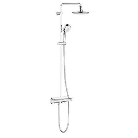 Grohe Euphoria 190 Shower System with Thermostat and 3 Sprays In Chrome - 26249000 - Unbeatable Bathrooms