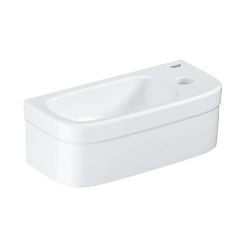 Grohe Euro 370mm 1TH Cloakroom Wall Hung Basin - Unbeatable Bathrooms