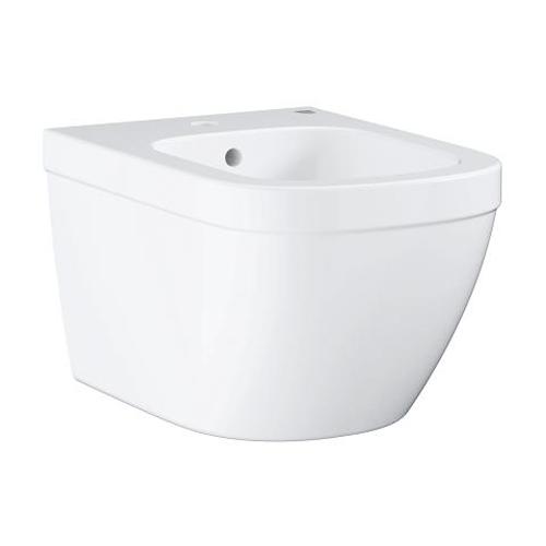 Grohe Euro Ceramic Wall Hung Alpine White Bidet - Unbeatable Bathrooms