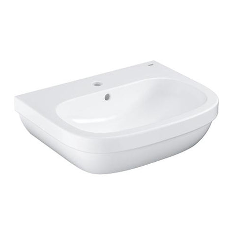 Grohe Euro 600mm 1TH Wall Hung Basin with Laidback Style & Pure Guard - Unbeatable Bathrooms