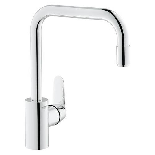 Grohe Eurodisc Cosmopolitan 1/2 Inch Single Lever Chrome Sink Mixer - Unbeatable Bathrooms