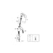 Grohe Eurosmart 1/2 Inch Medium Size Basin Mixer with Retractable Chain - Unbeatable Bathrooms