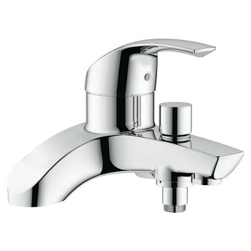 Grohe Eurosmart 1/2 Inch Single Lever Bath or Shower Mixer with Automatic Diverter - Unbeatable Bathrooms