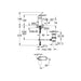 Grohe Eurosmart Cosmopolitan 1/2 Inch Small Size Basin Mixer with Pop Up Waste - Unbeatable Bathrooms