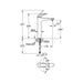 Grohe Eurostyle 1/2 Inch Extra Large Size Basin Mixer - Unbeatable Bathrooms