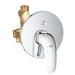 Grohe Eurostyle 1/2 Inch Single Lever Chrome Bath or Shower Mixer - Unbeatable Bathrooms