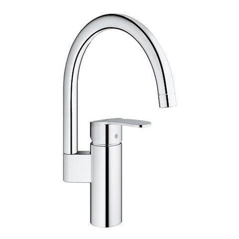 Grohe Eurostyle Cosmopolitan 1/2 Inch Single Lever Chrome Sink Mixer - Unbeatable Bathrooms