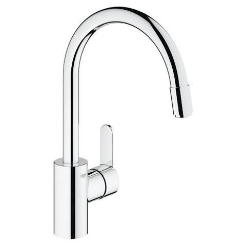 Grohe Eurostyle Cosmopolitan 1/2 Inch Single Lever Sink Mixer with Pull Out Spray Head - Unbeatable Bathrooms