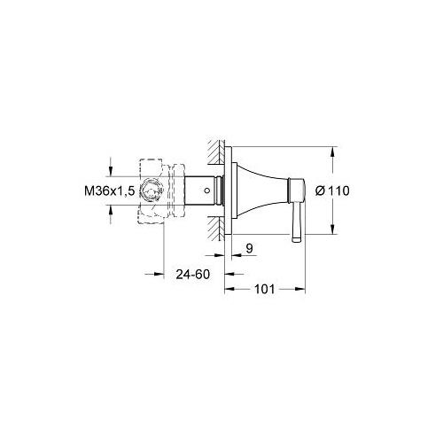 Grohe Grandera 5 Way Diverter - Unbeatable Bathrooms