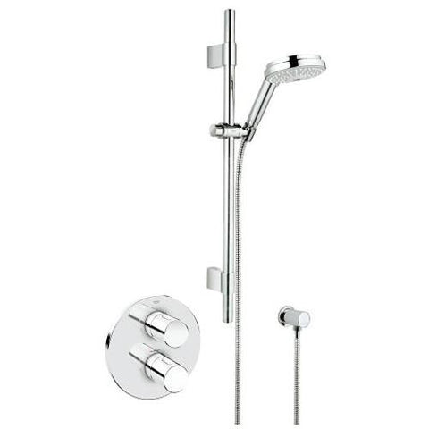 Grohe Grohtherm 1/2 Inch Cosmopolitan Thermostatic Shower Mixer - Unbeatable Bathrooms