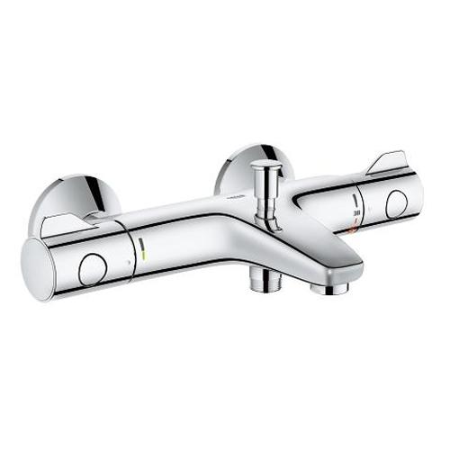 Grohe Grohtherm 1/2 Inch Thermostatic Bath or Shower Mixer with Safestop Button - Unbeatable Bathrooms