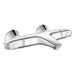 Grohe Grohtherm Chrome 1/2 Inch Thermostatic Bath or Shower Mixer with Ergonomic Metal Handles - Unbeatable Bathrooms