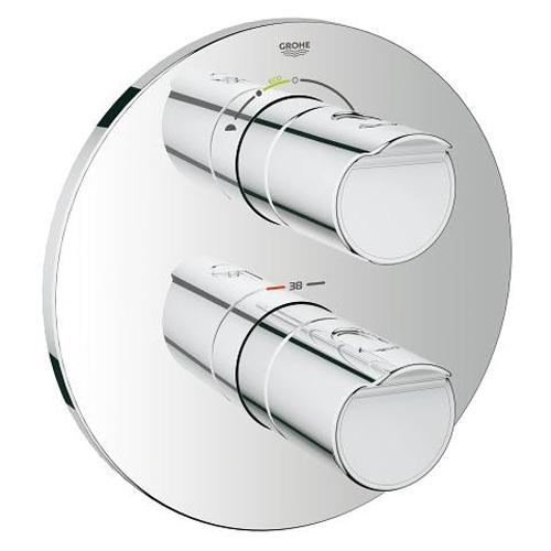 Grohe Grohtherm Chrome Thermostat with Integrated 2 Way Diverter for Bath or Shower and More Than One Outlet - Unbeatable Bathrooms