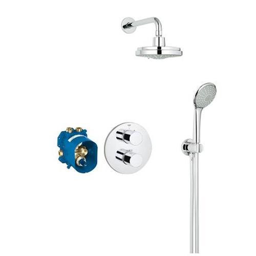Grohe Grohtherm Cosmopolitan Perfect Shower Set with Aquadimmer - Unbeatable Bathrooms